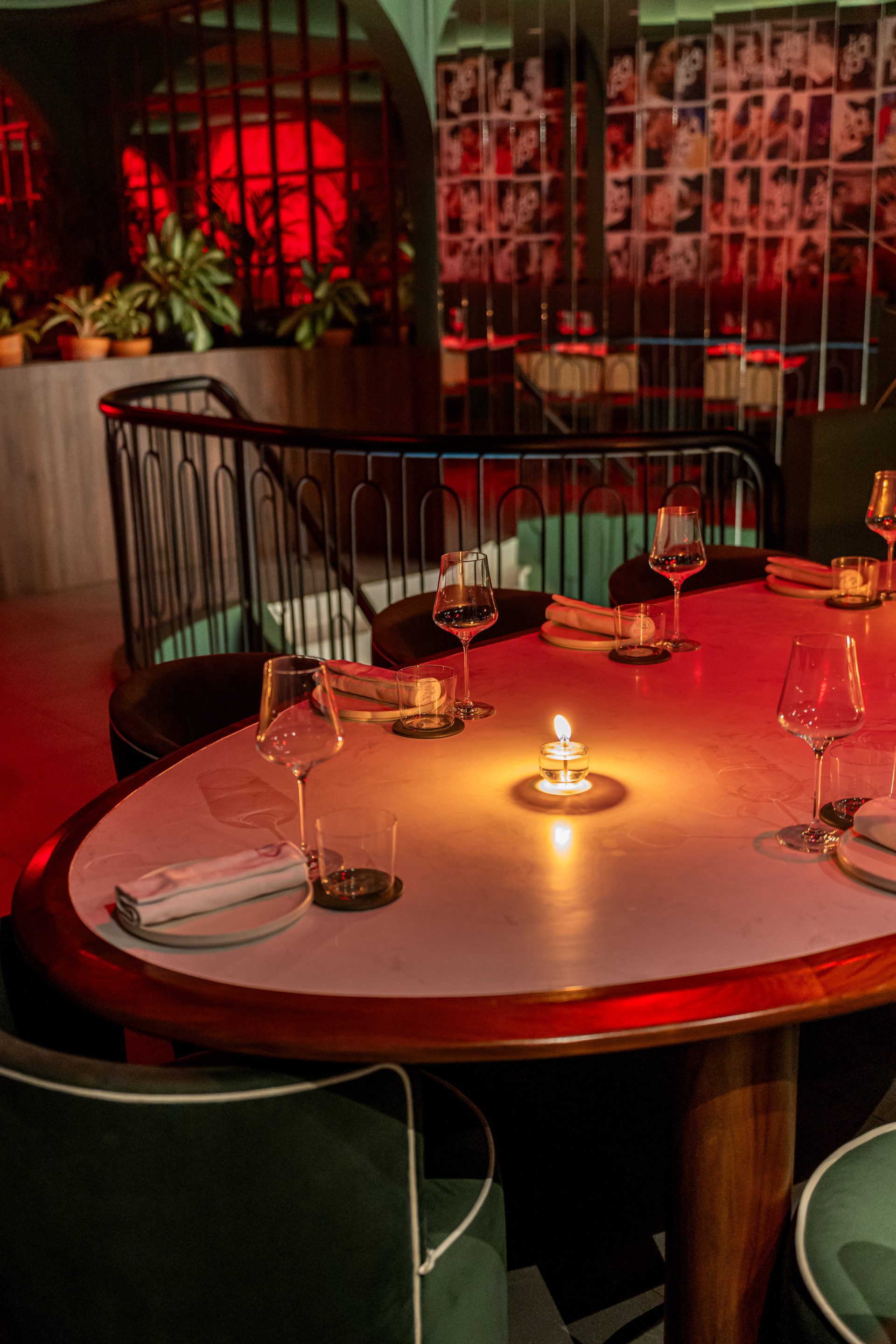 The private dining room at Bisou Phuket